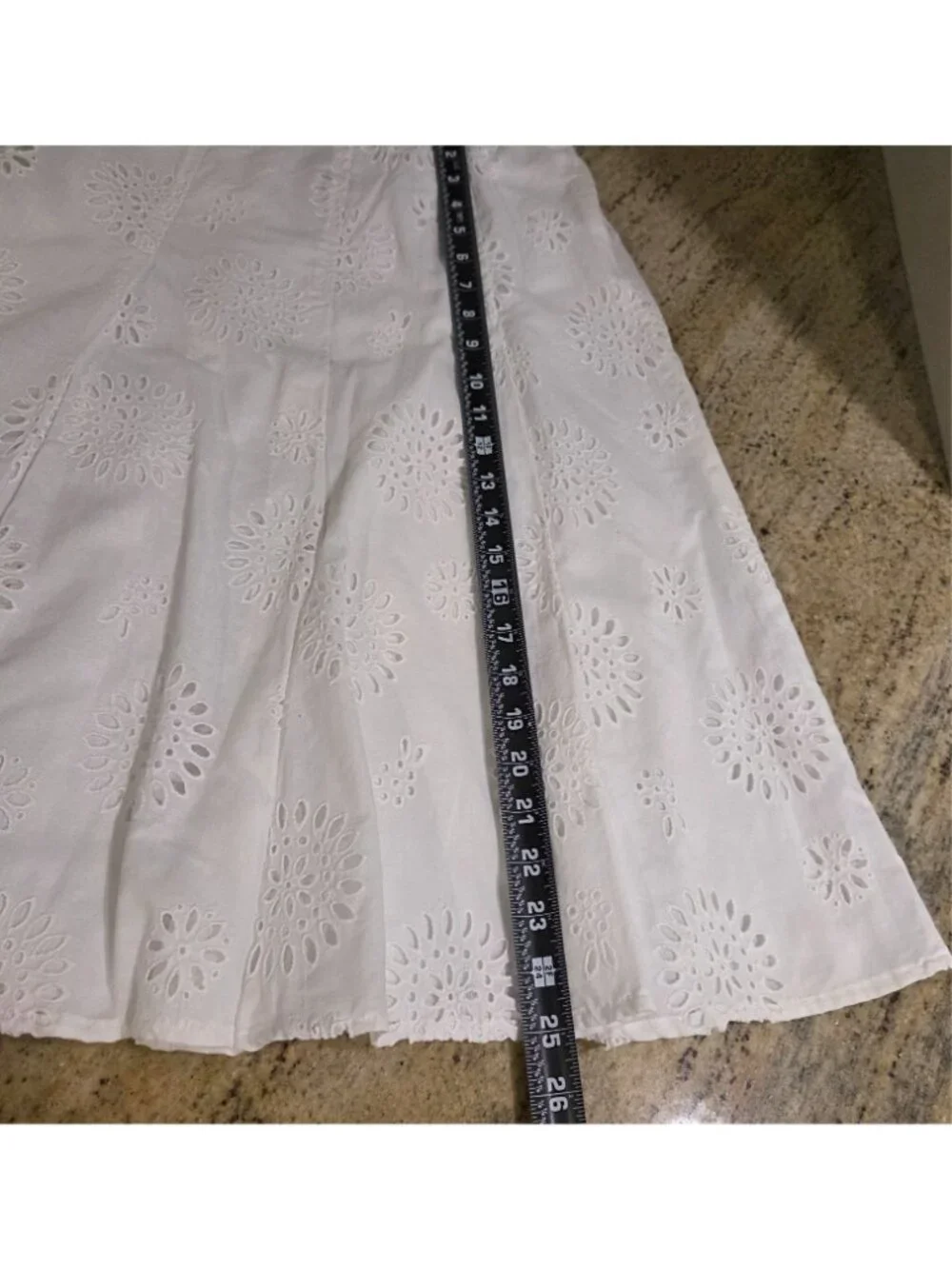 New! Lot of 2 Talbots Size 8 Petite Midi Skirts Eyelet Floral Lined